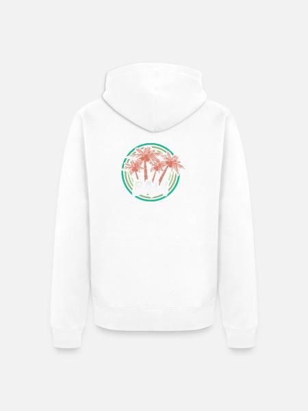 Geschenk für Bali - Unisex Premium Bio Zip Hoodie - Weiß