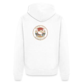 Rente de retraité Début de la retraite Chat Propriétaire de chat - Veste à capuche bio Premium Unisexe - blanc - Dos - Thijin (182cm)