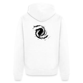 GADS Galaxy - Unisex Premium Organic Zip Hoodie - white - Back - Thijin (182cm)