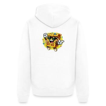 Golden Coffin Swag - Unisex Premium Organic Zip Hoodie - white - Back - Thijin (182cm)