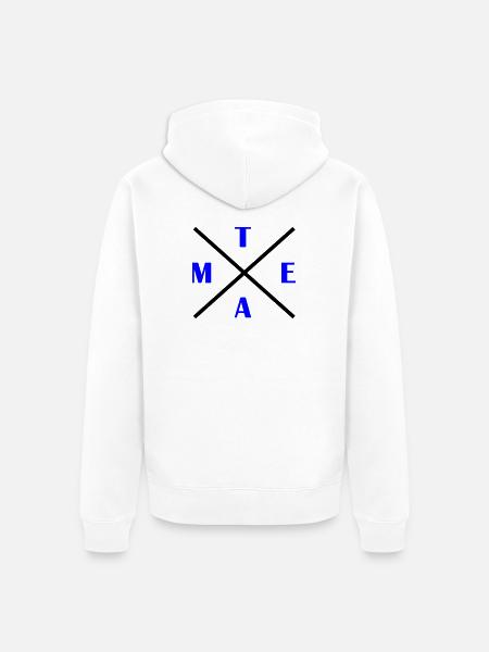 kreuz_team- - Veste à capuche bio Premium Unisexe - blanc