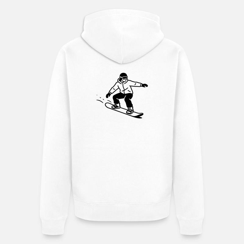 Sandboard - Veste à capuche bio Premium Unisexe - blanc