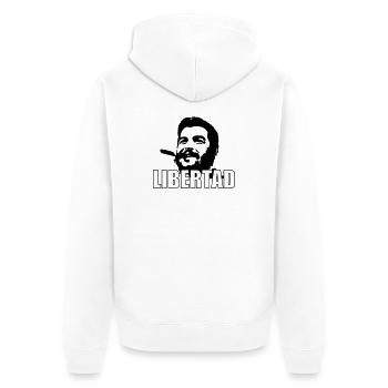 Libertad ! - Veste à capuche bio Premium Unisexe - blanc - Dos - Thijin (182cm)