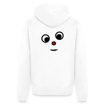 HUMOR. QUOTATION. MESSAGE. RETIREMENT. ANNIVERSARY. - Unisex Premium Organic Zip Hoodie - white - Back - Thijin (182cm)