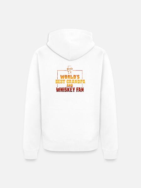 Whiskey Saying Whiskey Drinker Whiskey Lovers - Unisex Premium Organic Zip Hoodie - white
