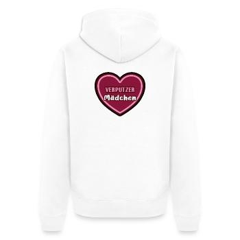Plasterer Plasterer Girl Child Trainee Trainee - Unisex Premium Organic Zip Hoodie - white - Back - Thijin (182cm)
