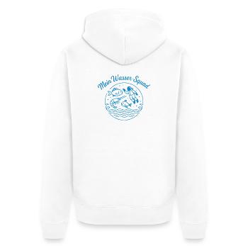Mon escouade aquatique - Veste à capuche bio Premium Unisexe - blanc - Dos - Thijin (182cm)