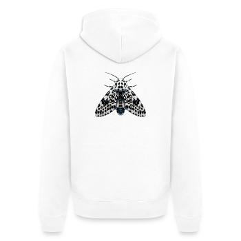 Anime Hypercompe Leoparde Géant - Veste à capuche bio Premium Unisexe - blanc - Dos - Thijin (182cm)