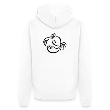 Cancer - Veste à capuche bio Premium Unisexe - blanc - Dos - Thijin (182cm)