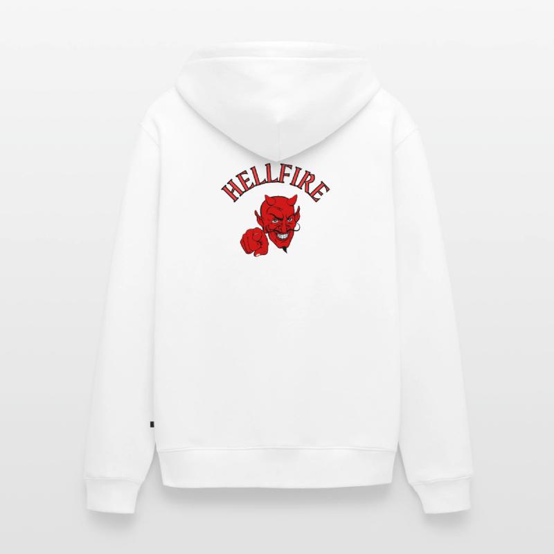 Devil, Satan, Devil, Hellfire Unisex Premium Organic Zip Hoodie