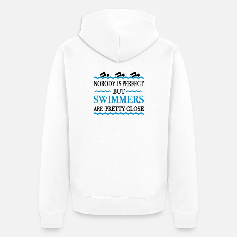 nage - Veste à capuche bio Premium Unisexe - blanc