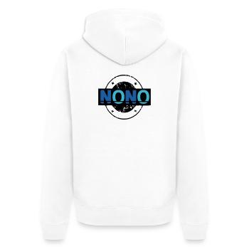 Nono - Veste à capuche bio Premium Unisexe - blanc - Dos - Thijin (182cm)