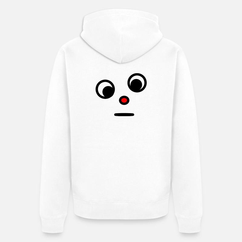 HUMOUR. CITATION. MESSAGE. RETRAITE. ANNIVERSAIRE. - Veste à capuche bio Premium Unisexe - blanc