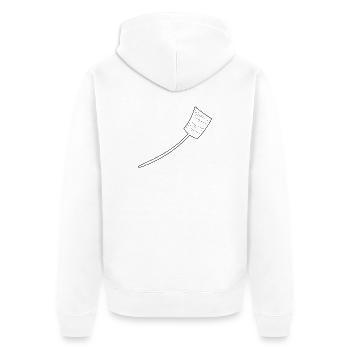 swatter - Veste à capuche bio Premium Unisexe - blanc - Dos - Thijin (182cm)