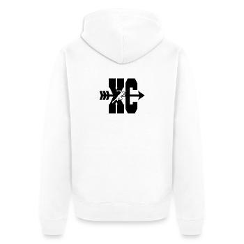 CROSS-COUNTRY XC - Veste à capuche bio Premium Unisexe - blanc - Dos - Thijin (182cm)