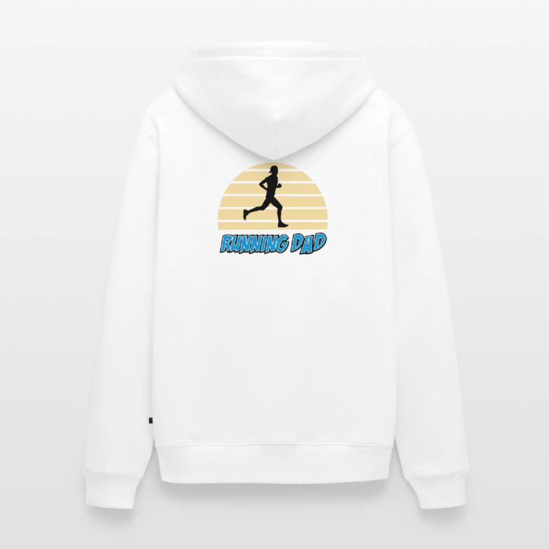 Running dad Veste à capuche bio Premium Unisexe
