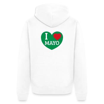 J’adore la mayo - Veste à capuche bio Premium Unisexe - blanc - Dos - Thijin (182cm)