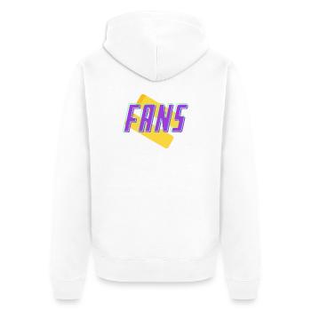 fans - Veste à capuche bio Premium Unisexe - blanc - Dos - Thijin (182cm)