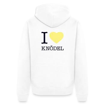 I love dumplings - Unisex Premium Organic Zip Hoodie - white - Back - Thijin (182cm)