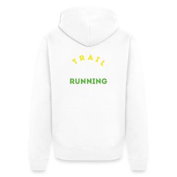 Trail Running - Veste à capuche bio Premium Unisexe - blanc - Dos - Thijin (182cm)