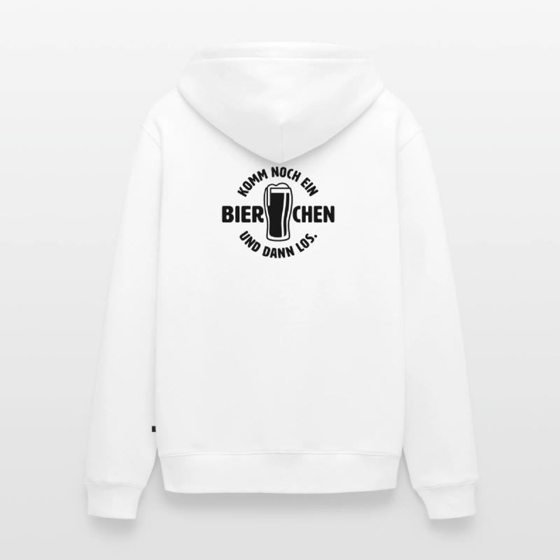 Noch ein Bierchen Unisex Premium Bio Zip Hoodie