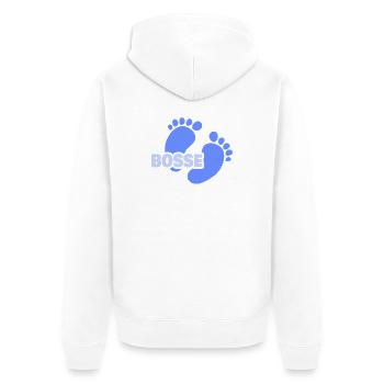 Patrons - Veste à capuche bio Premium Unisexe - blanc - Dos - Thijin (182cm)