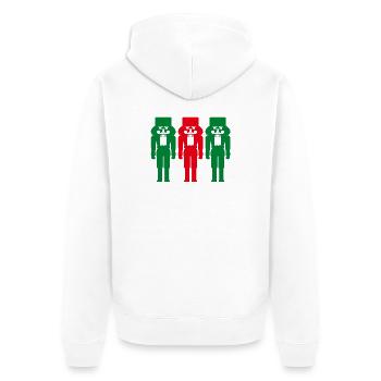 Casse-Noisette Couleur Trois Noël Traditionnel - Veste à capuche bio Premium Unisexe - blanc - Dos - Thijin (182cm)