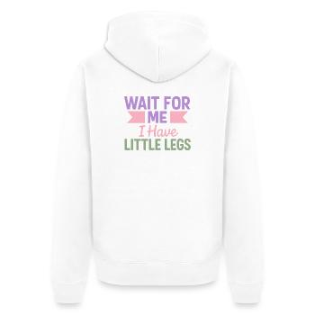 Cute Saying Humor Meme Funny Gift Idea - Unisex Premium Organic Zip Hoodie - white - Back - Thijin (182cm)