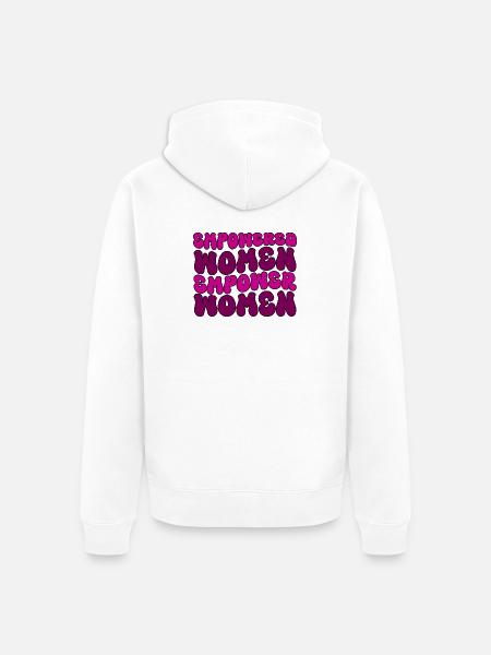 Empowered Women Empower Women Feminist - Unisex Premium Organic Zip Hoodie - white