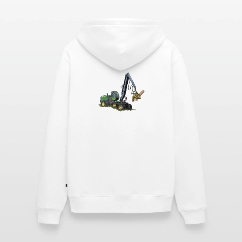 Moissonneuse-batteuse, Moissonneuse-batteuse Veste à capuche bio Premium Unisexe