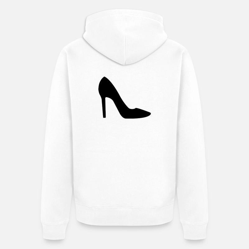 Talons hauts - Veste à capuche bio Premium Unisexe - blanc