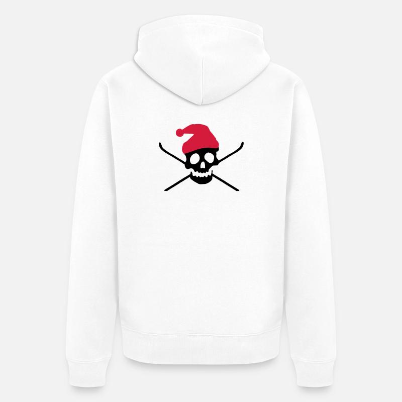 Ski - Veste à capuche bio Premium Unisexe - blanc