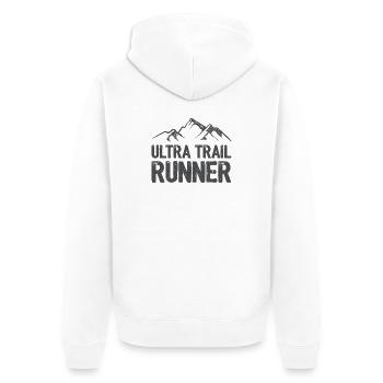 Ultra Trail Runner - Veste à capuche bio Premium Unisexe - blanc - Dos - Thijin (182cm)