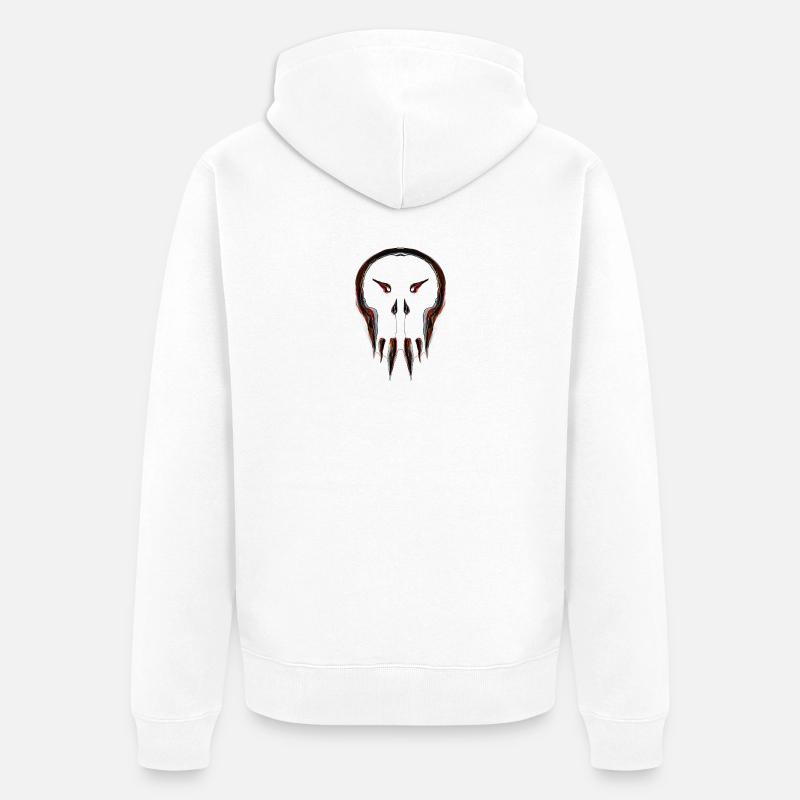 Métal lourd - Veste à capuche bio Premium Unisexe - blanc