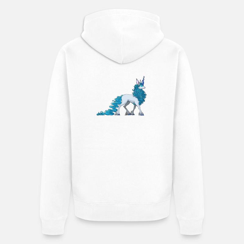 Cornelune - Veste à capuche bio Premium Unisexe - blanc