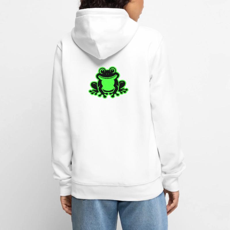Toad Comic Frog Unisex Premium Organic Zip Hoodie