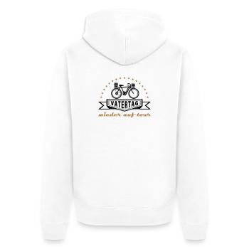 Vatertag Herrentag Himmelfahrt Tour - Unisex Premium Bio Zip Hoodie - Weiß - Hinten - Thijin (182cm)
