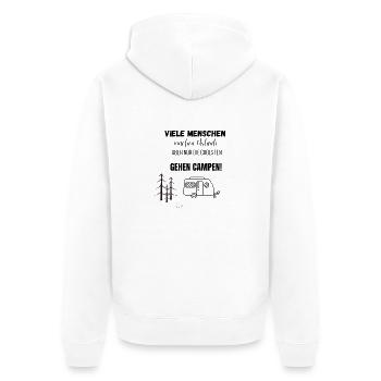 E3CBB958 A576 48AB AC03 FF63B8D53326 - Veste à capuche bio Premium Unisexe - blanc - Dos - Thijin (182cm)