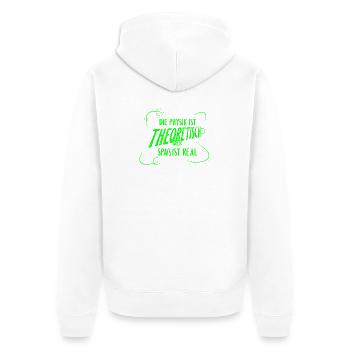 Chimie Chimiste Professeur de chimie Drôle de science - Veste à capuche bio Premium Unisexe - blanc - Dos - Thijin (182cm)