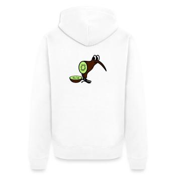 Kiwi - Veste à capuche bio Premium Unisexe - blanc - Dos - Thijin (182cm)