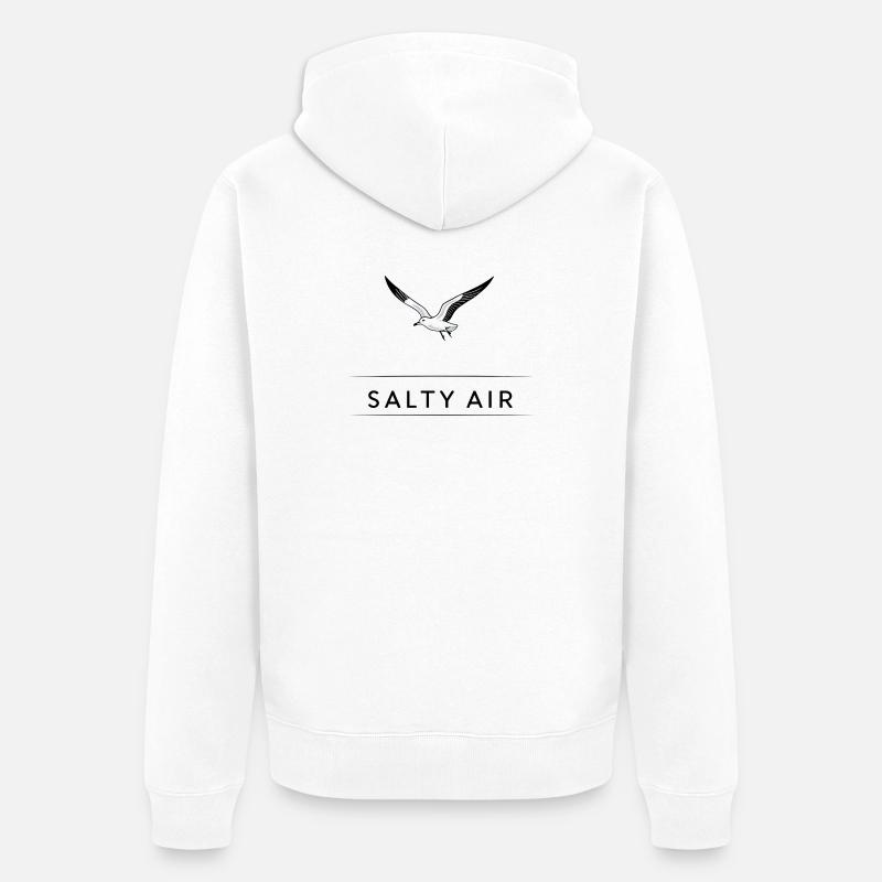 Air salin - Veste à capuche bio Premium Unisexe - blanc