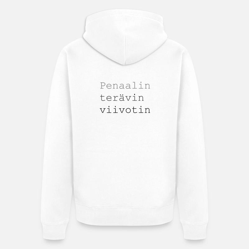 Sharpest - Veste à capuche bio Premium Unisexe - blanc