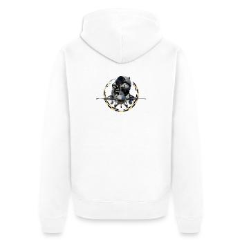 Pilote - Veste à capuche bio Premium Unisexe - blanc - Dos - Thijin (182cm)