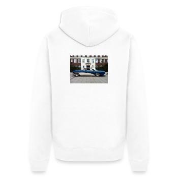 Brixton Hill Buick - Veste à capuche bio Premium Unisexe - blanc - Dos - Thijin (182cm)