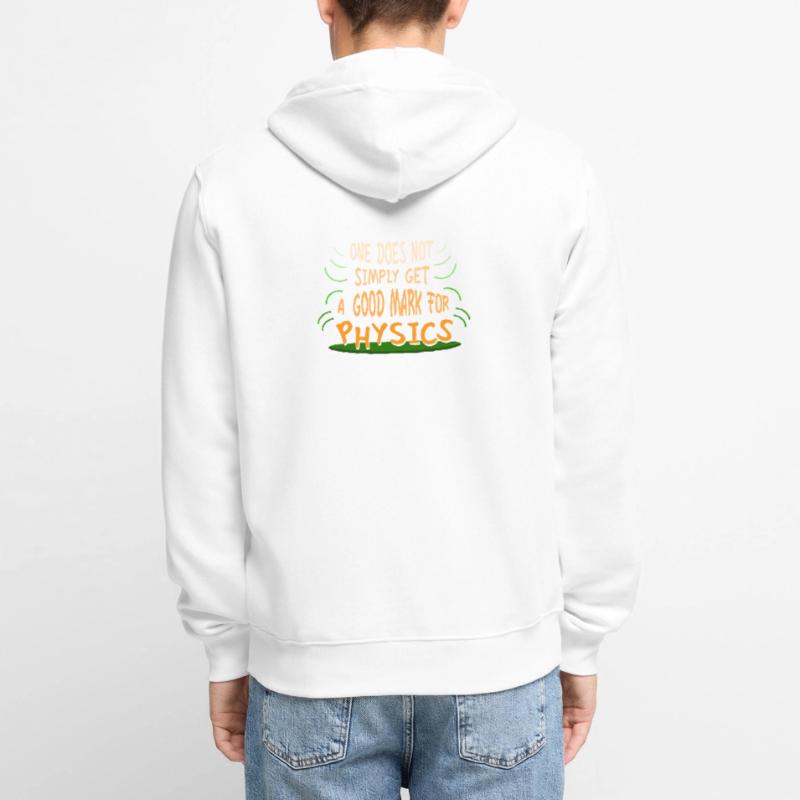 Physics Physicist Physics Student Physics Teacher Unisex Premium Organic Zip Hoodie