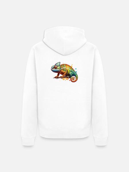 Cham_2 - Unisex Premium Bio Zip Hoodie - Weiß