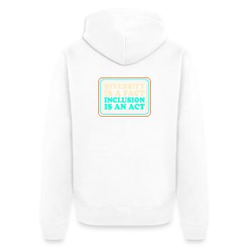 Special Needs School Teacher Special Education Pedagogue - Unisex Premium Organic Zip Hoodie - white - Back - Thijin (182cm)