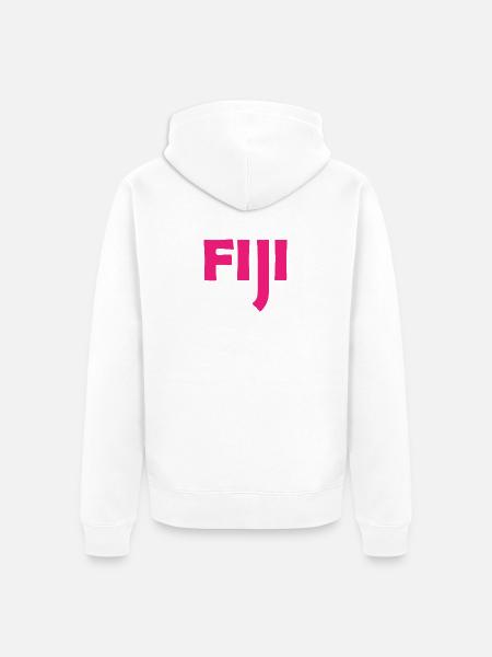 Fiji - Fidschi - Inseln - Pazifik - Südsee - Unisex Premium Bio Zip Hoodie - Weiß
