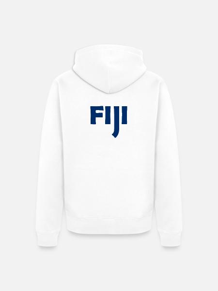 Fiji - Fidschi - Inseln - Pazifik - Südsee - Unisex Premium Bio Zip Hoodie - Weiß
