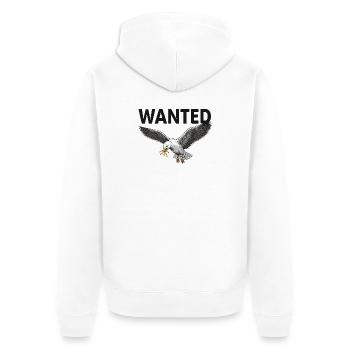 Recherché : Frites Seagull - Veste à capuche bio Premium Unisexe - blanc - Dos - Thijin (182cm)